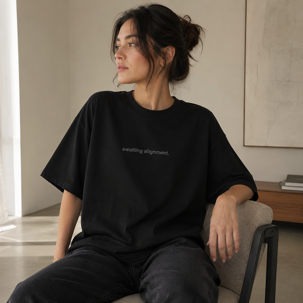 awaiting alignment. tonal tee