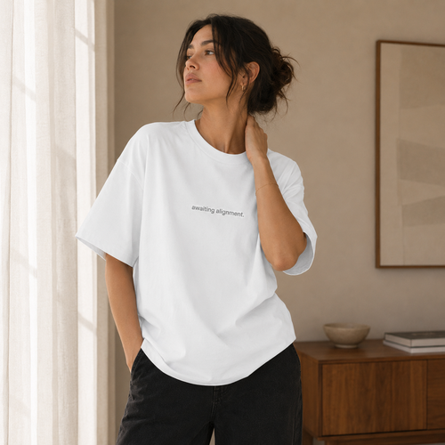 awaiting alignment. tonal tee