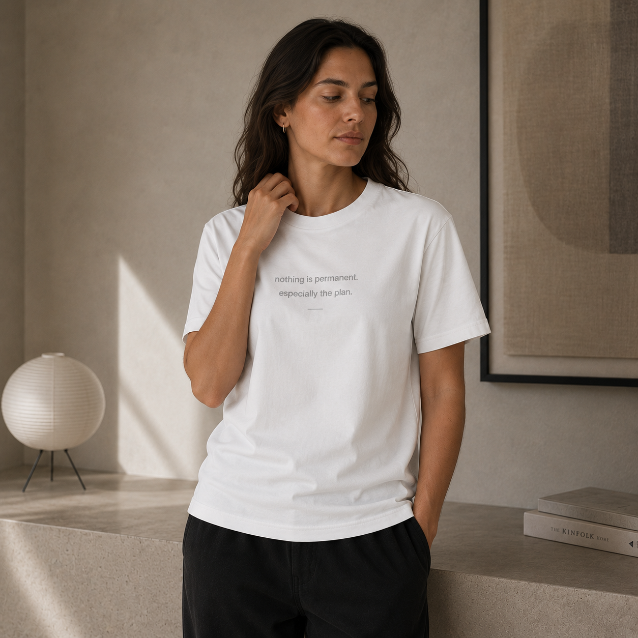 nothing is permanent. tonal tee